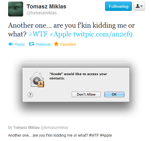 Miklas Twitter post re Apple loose permissions.PNG