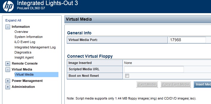 iLO Virtual media PORT - Hewlett Packard Enterprise Community