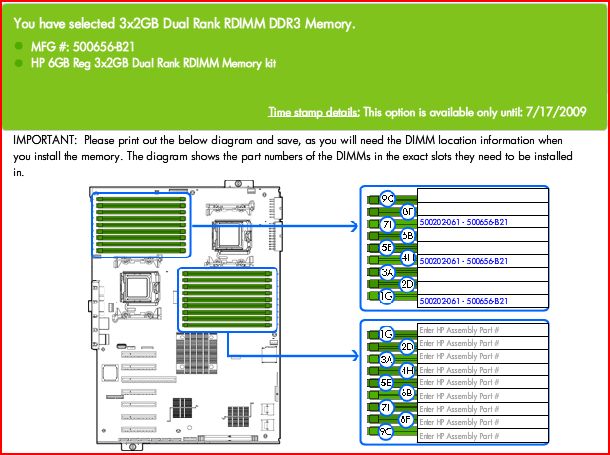 G6 DDR3 Memory Configuration Tool - Hewlett Packard Enterprise Community