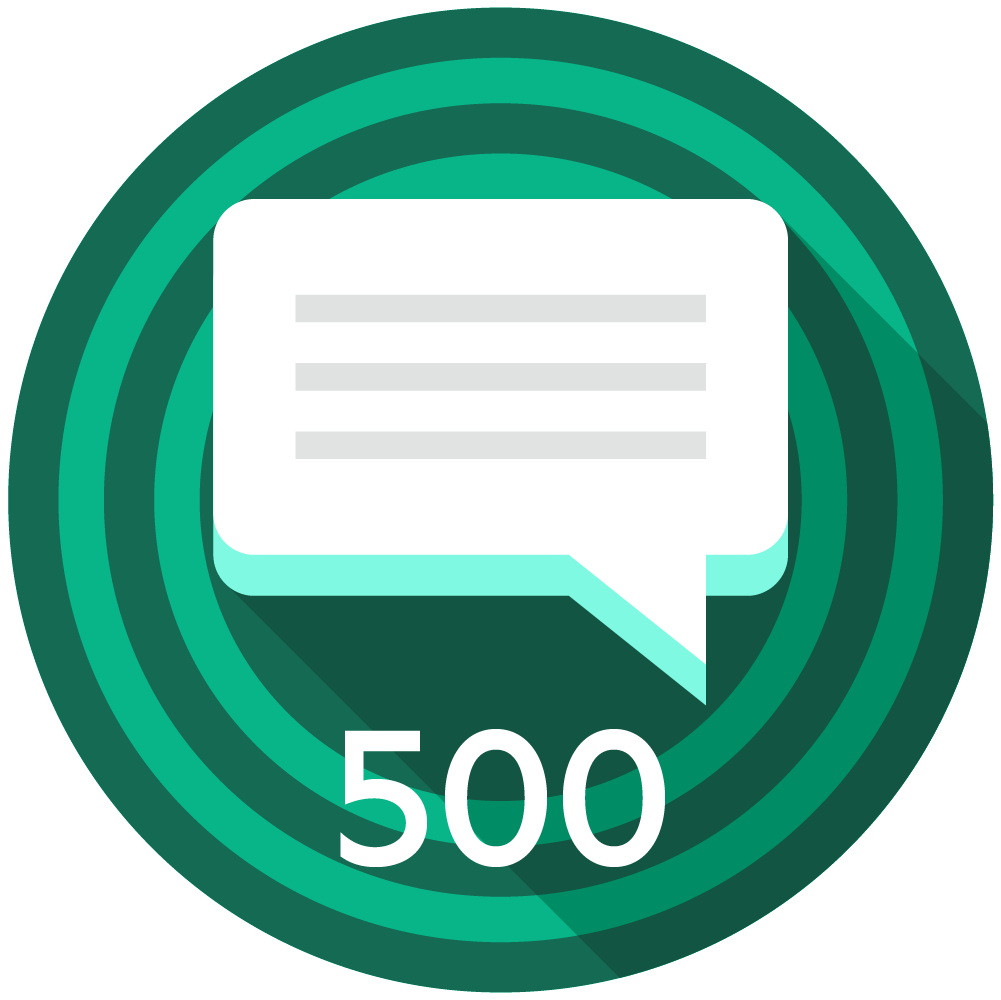 500 Messages Read