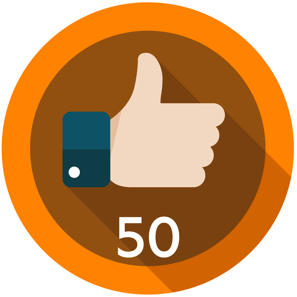 50 Kudos Given