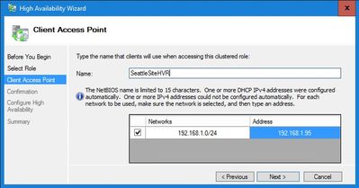 3 Setup HyperV Replica Broker IP Address