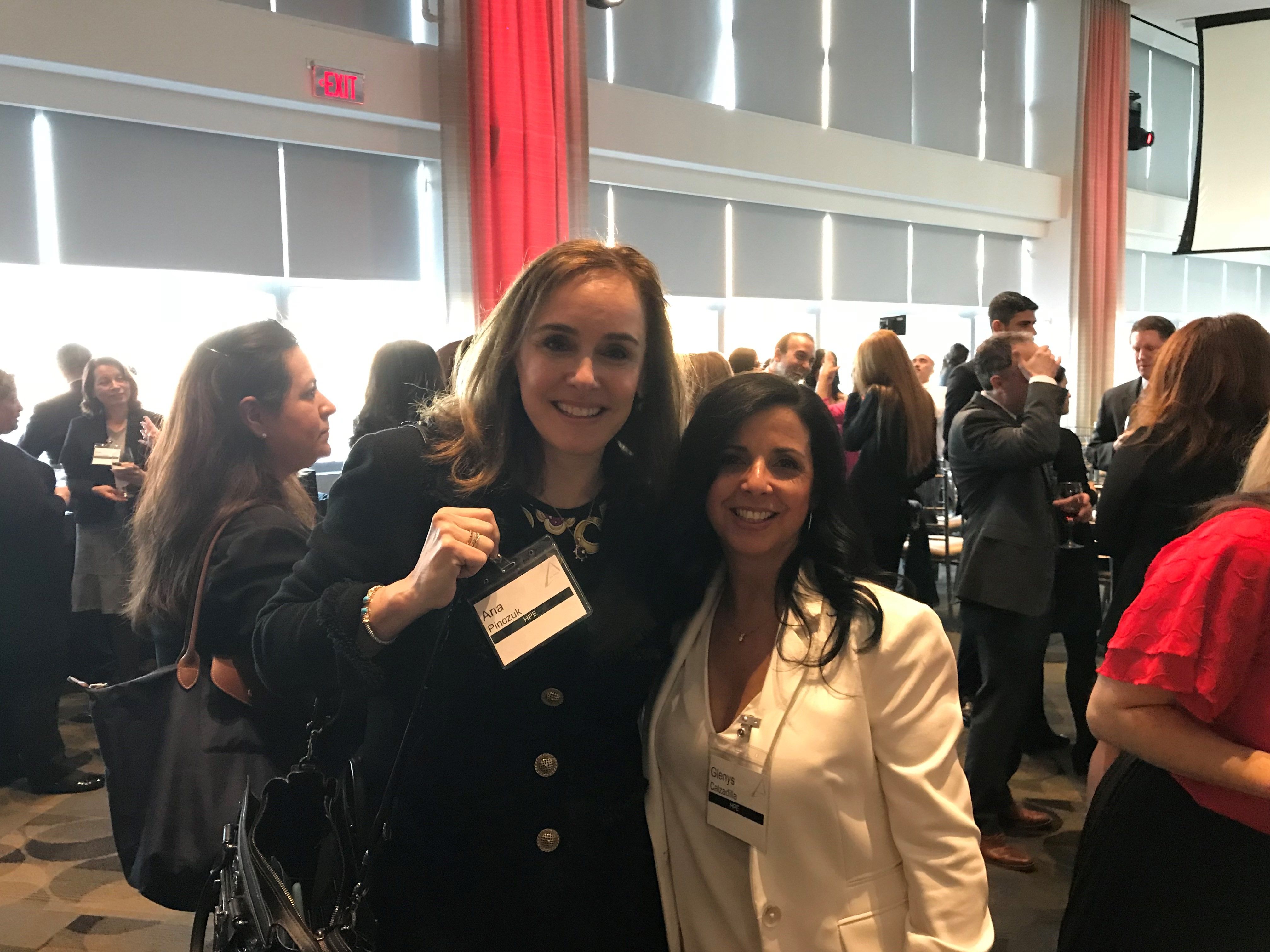 Glenys Calzadilla, HPE Financial Services,Americas Collections and Recovery Manager at The Association of Latino Professionals for America (ALPFA) Most Powerful Latinas Event in Manhattan (right)