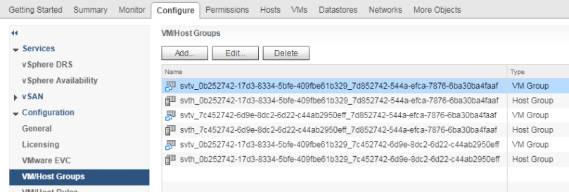 DRS affinity rules before IWO is disabled