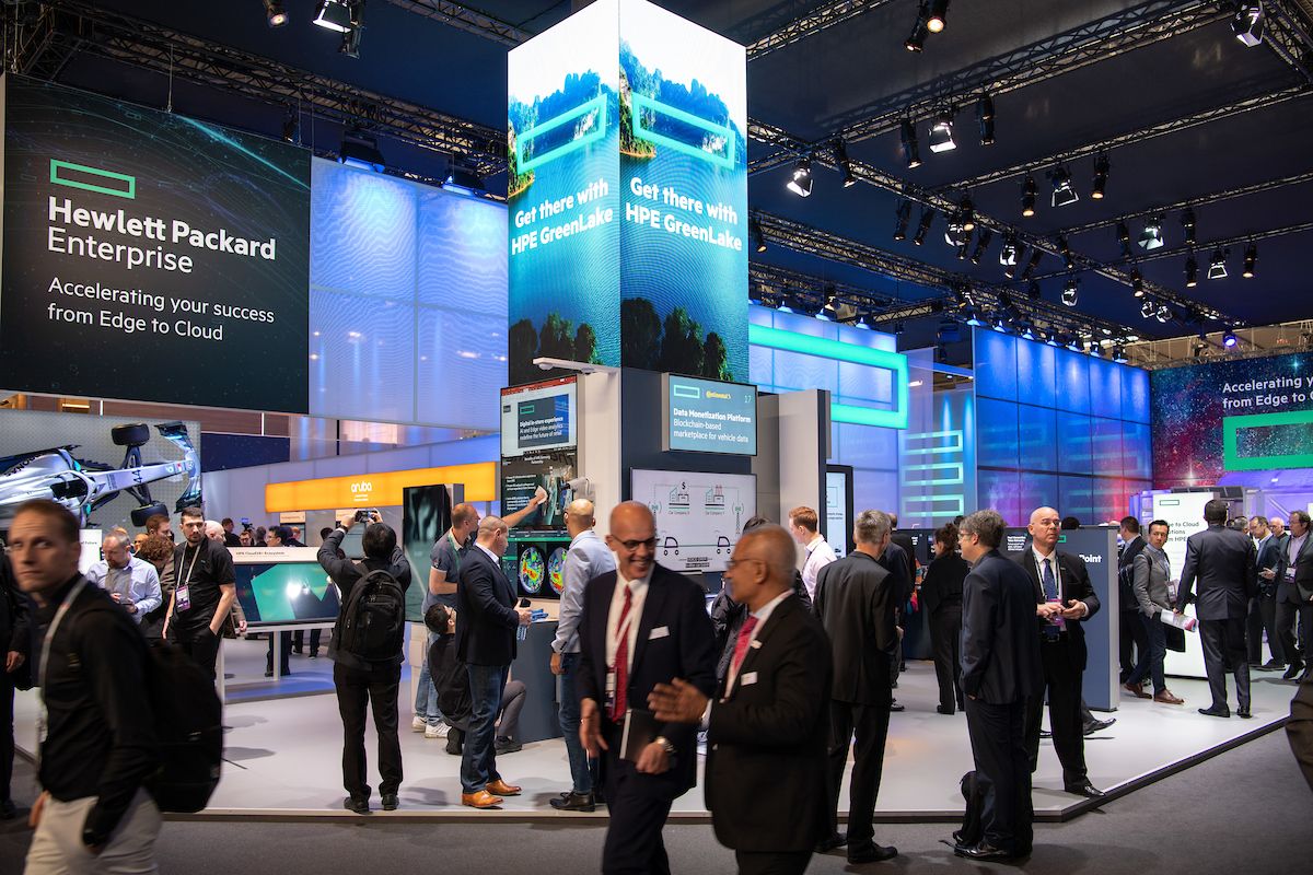 HPE booth at MWC'19