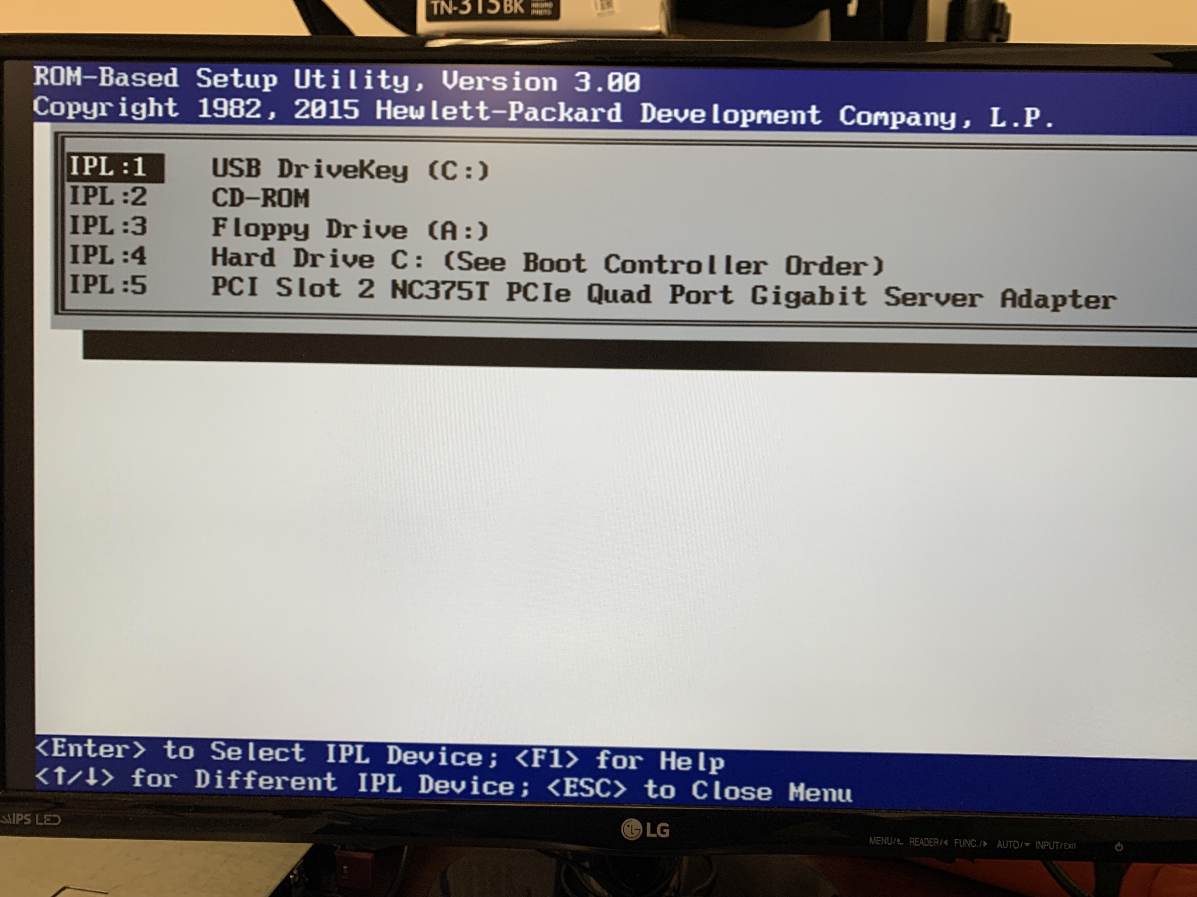 DL360 G7 unable to boot from internal USB - Hewlett Packard Enterprise  Community