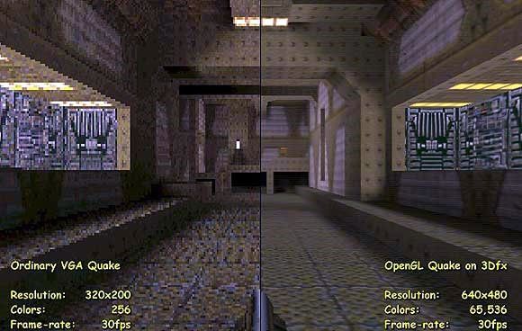 Exhibit 1 – GLQuake - This was 1990’s accelerator sorcery…..30+ fps at 640x480… (vintage3d.org)