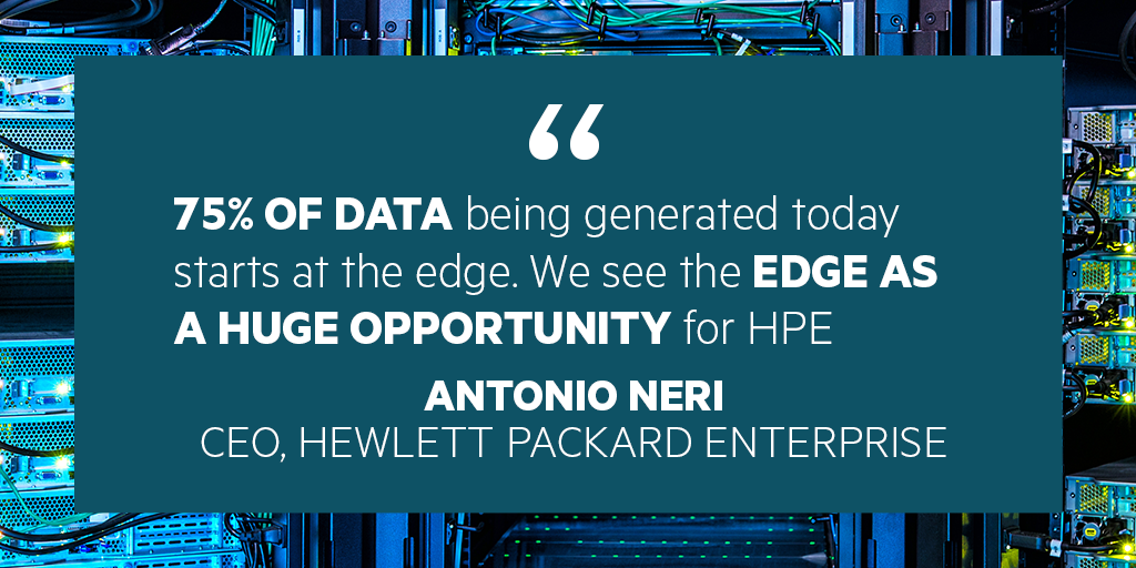 Edge data is a huge opportunity for HPE