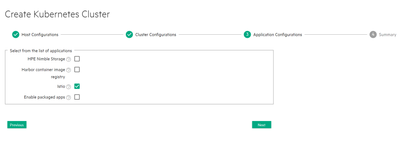 Figure 3: Istio integration with HPE Ezmeral Container Platform