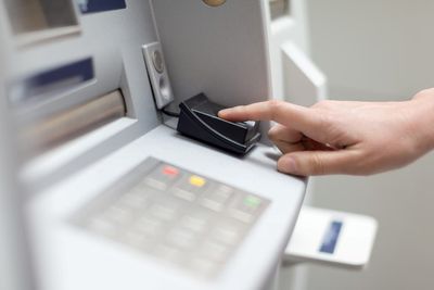 Banking, ATM machine