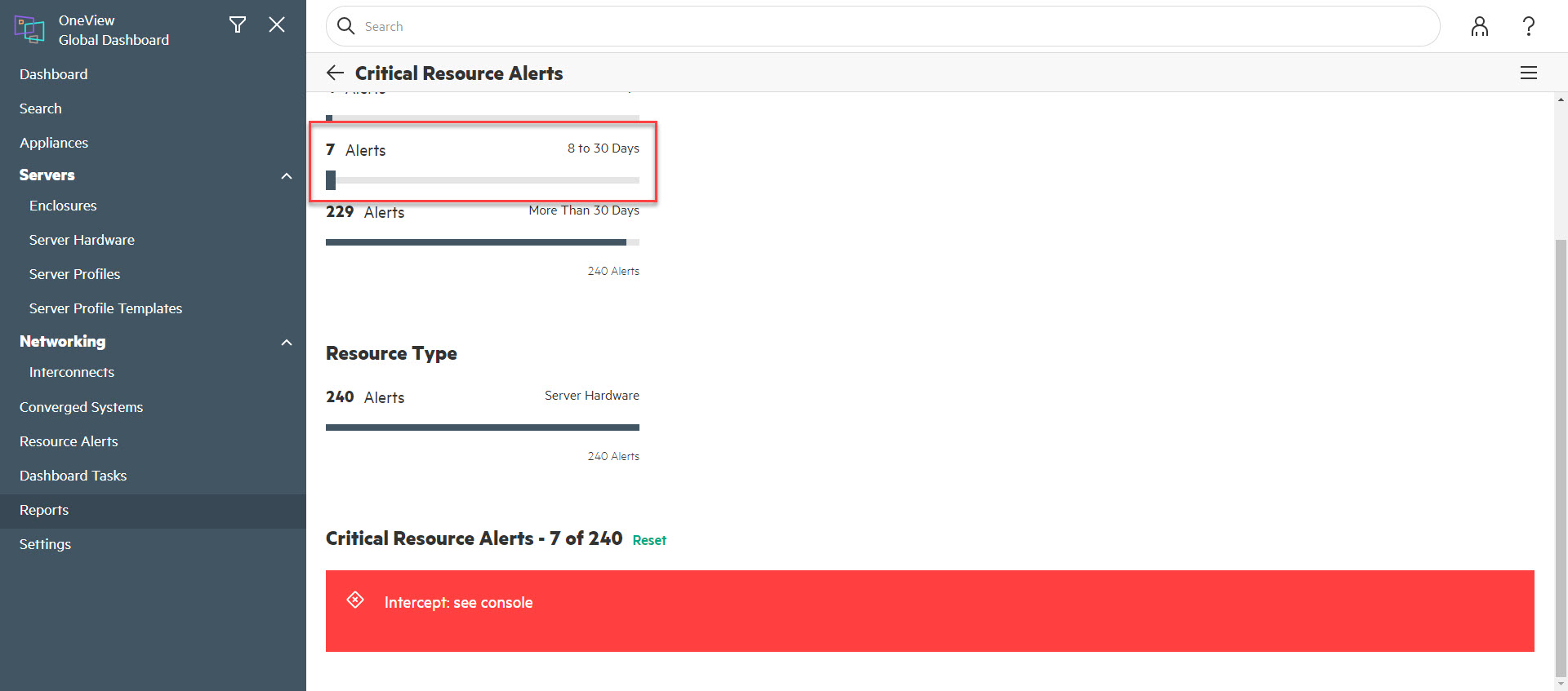 Solved: HPE OneView Global Dashboard 2.30 - "Intercept: se... - Hewlett  Packard Enterprise Community