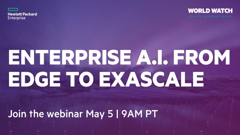 HPE World Watch Webinar series