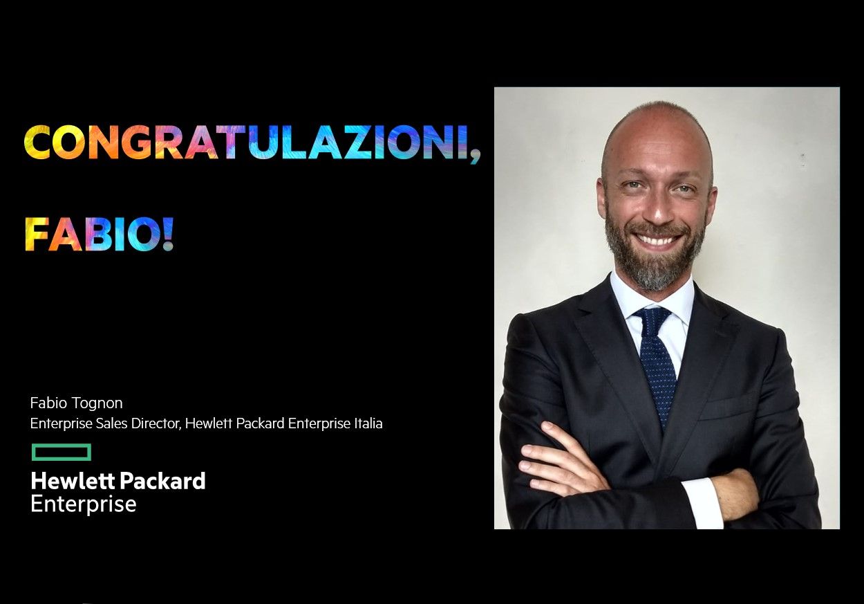 Annuncio Fabio Tognon nuovo Enterprise Sales Director Hewlett Packard Enterprise Italia .jpg