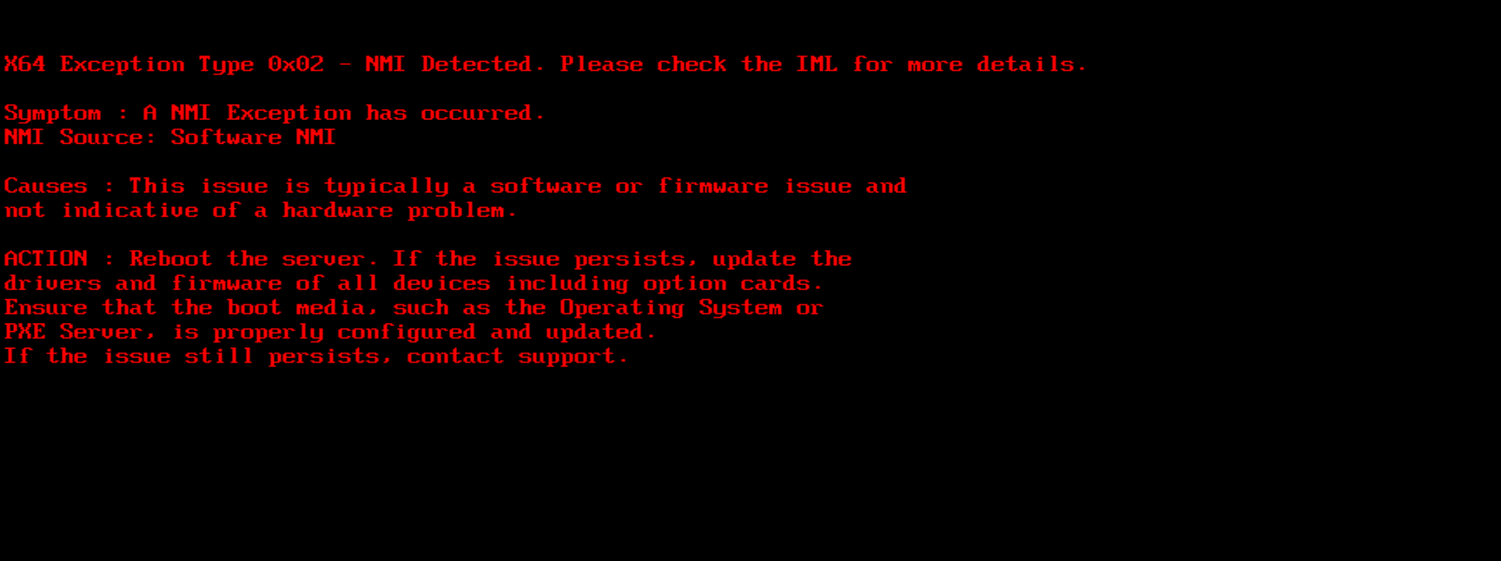 Uncorrectable PCI Express Error Detected. Slot 255 Uncorrectable PCI Express Error Detected. Slot 255