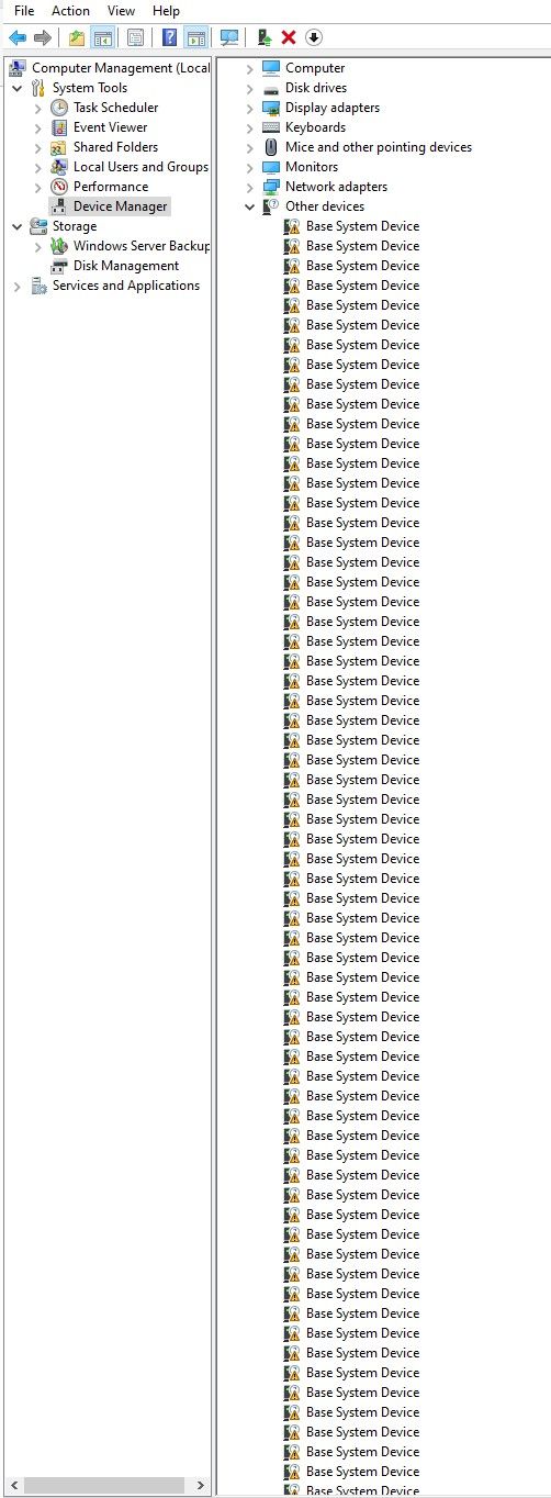 Solved: DL380 Gen 11 Windows Server 2022 - Base System Dev Solved: DL380 Gen 11 Windows Server 2022 - Base System Dev