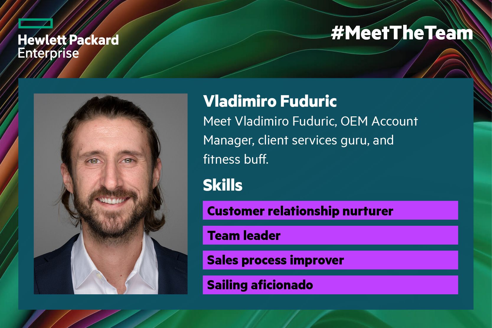 HPE OEM Solutions, Meet the Team, Vladimiro Fuduric