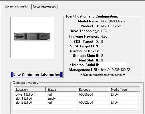 Solved: HP MSL-2024 Tape Library. How? - Hewlett Packard