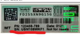 up10tion シリアルナンバー SSD Serial Number doesn't match HPE-Serial - Hewlett Packard