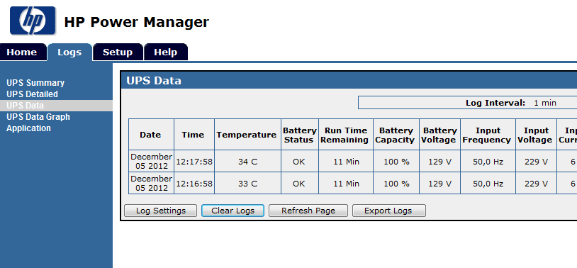HP Power Manager logging not working - Hewlett Packard Enterprise Community  - 5891087