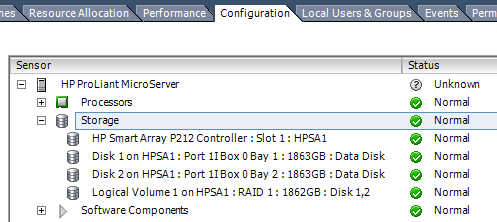 Solved: How to monitor RAID status on N54L? - Hewlett Packard Enterprise  Community