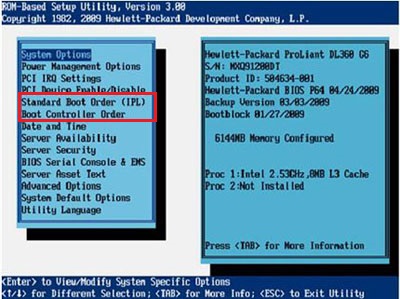 HP DL380 G6 Server - Not Booting - Hewlett Packard Enterprise Community