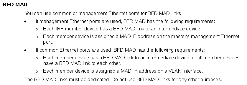 MAD_Mechanisms_BFD_MAD_on_HPE_FlexNetwork_5510_HI_Switch_Series_IRF_Configuration_Guide.png