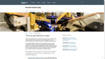 Hewlett Packard LabsのThe Machine Distribution