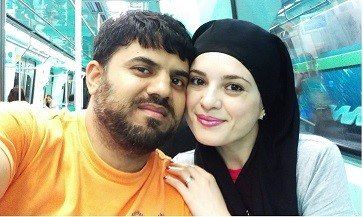 Mehmood Khalid and his wife - Cibele Mehmood