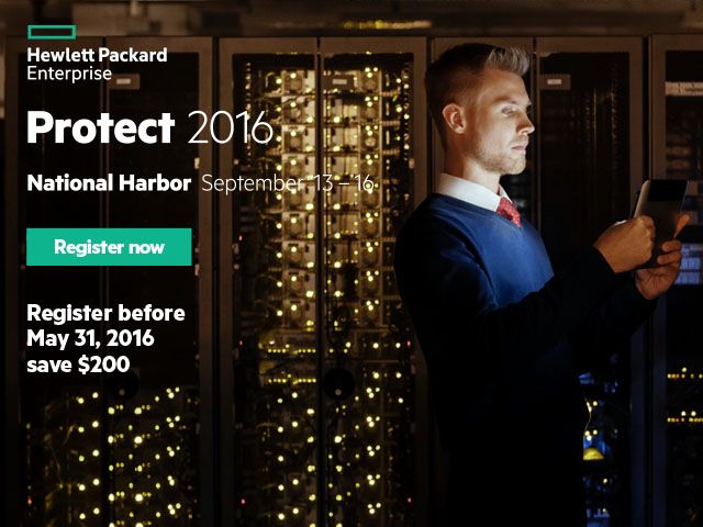 HPE Protect 2016