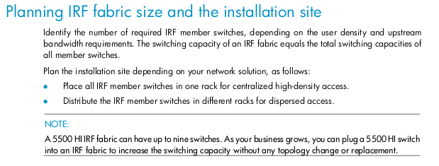 Solved: IRF Stacking - Front 10Gb ports - Hewlett Packard Enterprise ...
