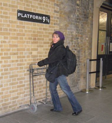 Silvia at Platform 9 ¾